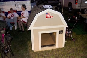 Built & Auctioned Off a Dog House for Relay for Life 